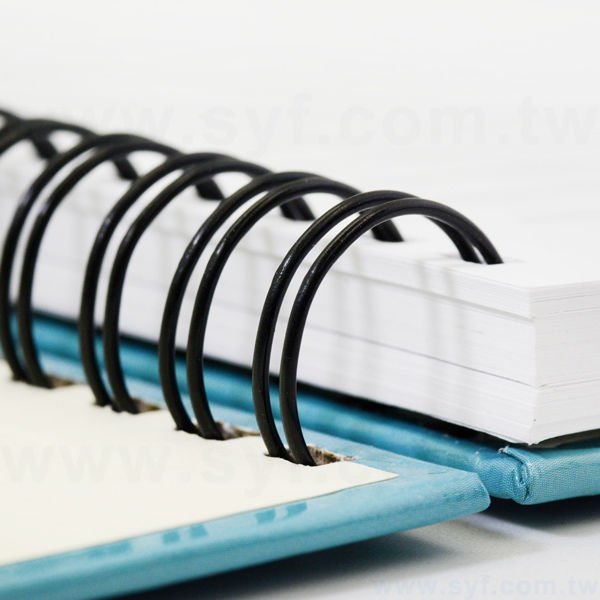 個性環裝筆記本-彩色封面黑線圈記事本-可訂製內頁及客製化加印LOGO_10